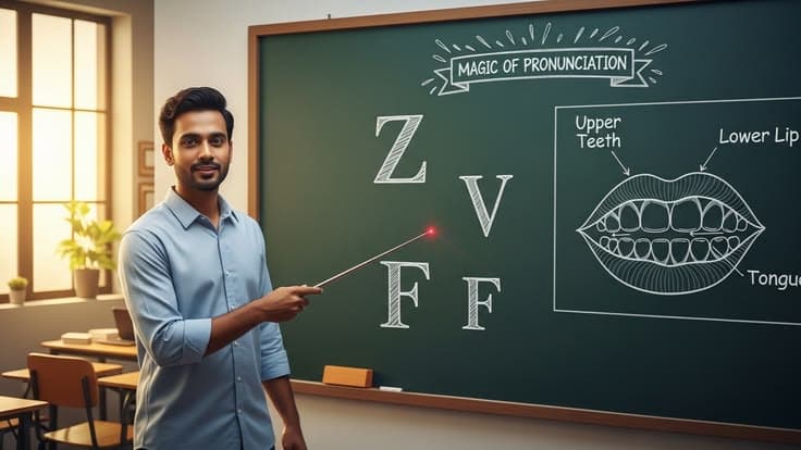 উচ্চারণের ম্যাজিক: Z, V এবং F এর সঠিক উচ্চারণ যা ৯৯% বাঙালি ভুল করে